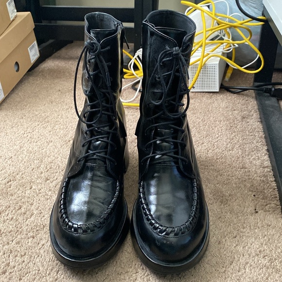 Reike Nen Cording Platform Boots In Black. Size EU 39 or US 8.5. - Picture 3 of 6